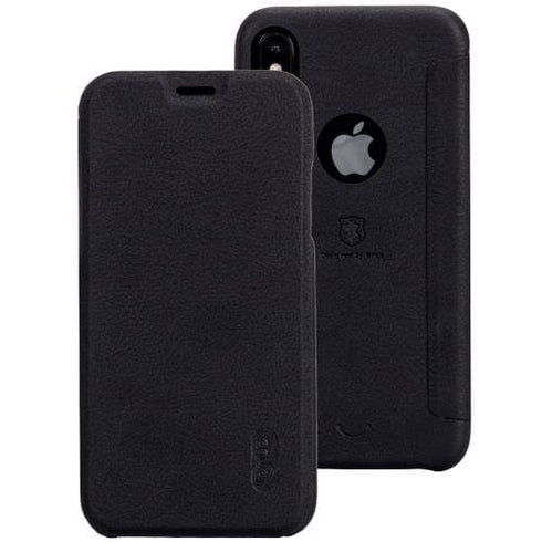 AussieSuperStore Homeware Supplies iPhone X Leather Flip Case Folio Wallet PU (Vegan) Leather Series with Card Holder iPhone X Leather Flip Case Wallet Vegan Leather Card Holder Cover MOBIPX0035B